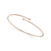 Diamond Hoop Single-row Bangle